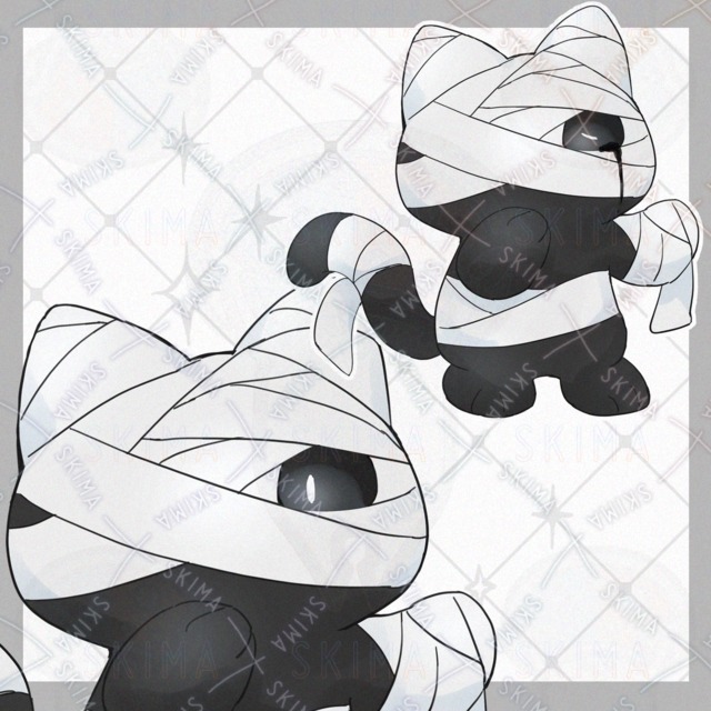 ゾンビねこ【表情7種類】