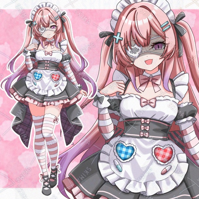 【表情差分9種】病みメイド