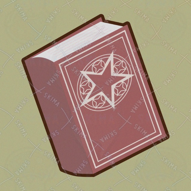 フラットな魔導書アイコン