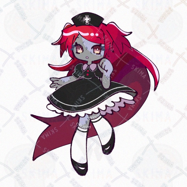 ゾンビのナース【表情5種】の商品画像3枚目