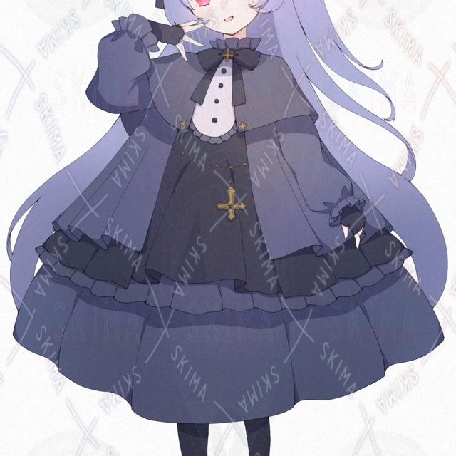 【表情9種】オッドアイなゴスロリの子【adopt】の商品画像5枚目