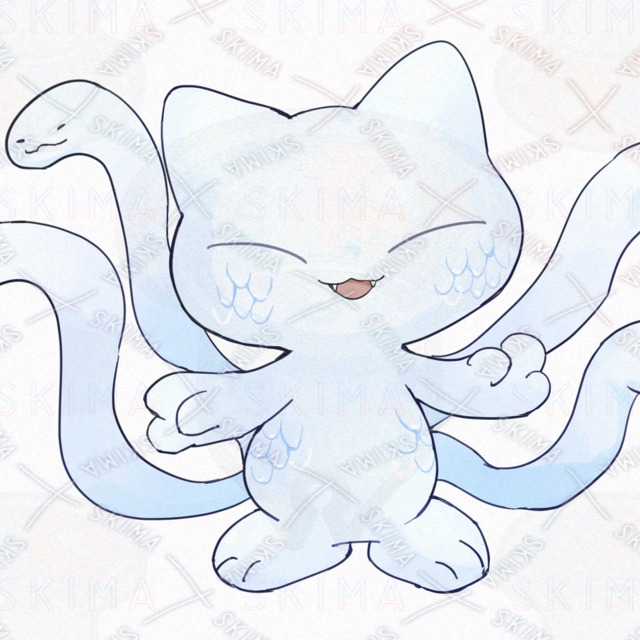 뱀 고양이【9가지 표정 상품 이미지 5번째