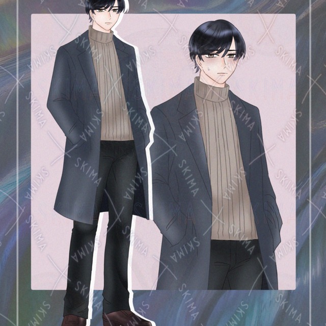 私服(冬)の男性【差分6種】の商品画像