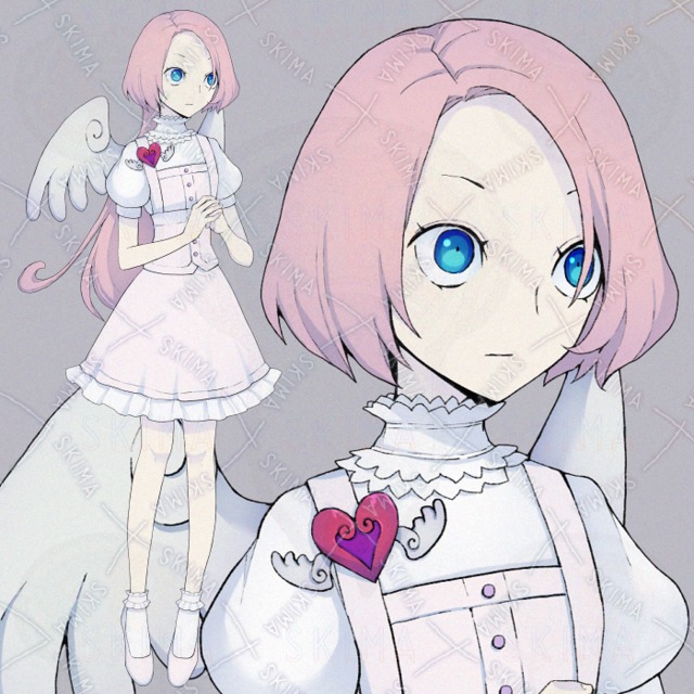 エンジェル/髪型差分付き