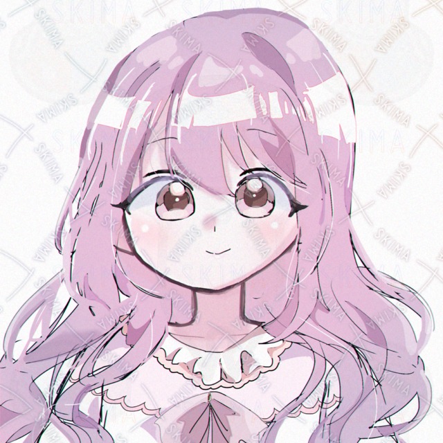 Image of Icon] Girls with long, loose, fluffy hair