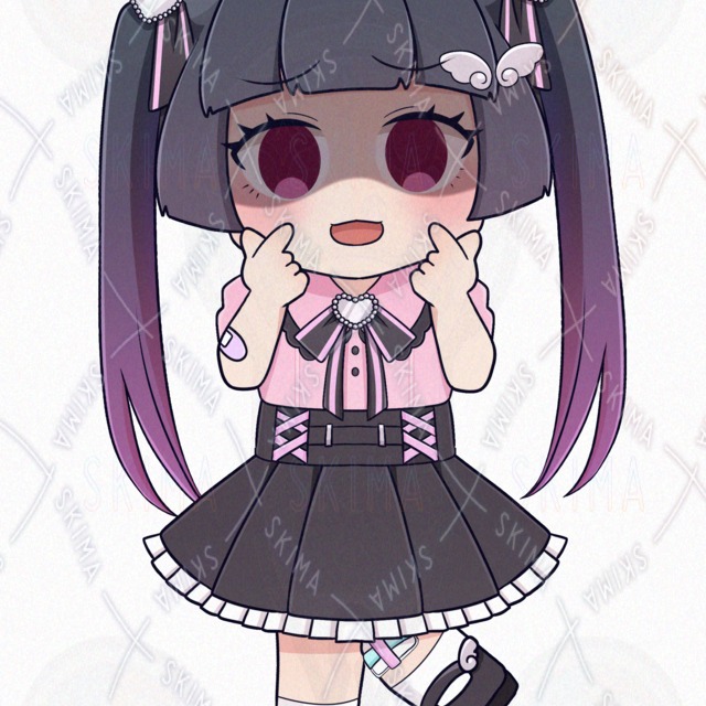 【差分8種】地雷系の女の子立ち絵(装飾付き)の商品画像8枚目