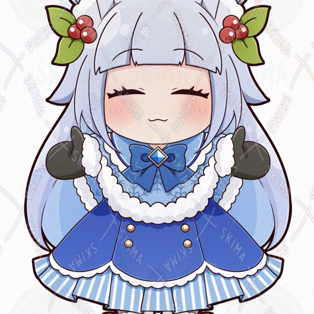 8 kinds of difference] Snow Rabbit girl standing picture 的商品圖片第 3 張