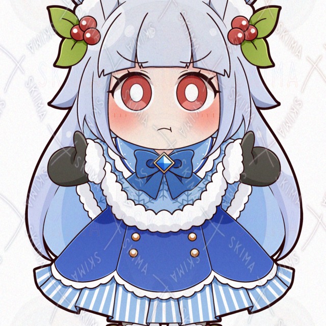 8 kinds of difference] Snow Rabbit girl standing picture 的商品圖片第 4 張