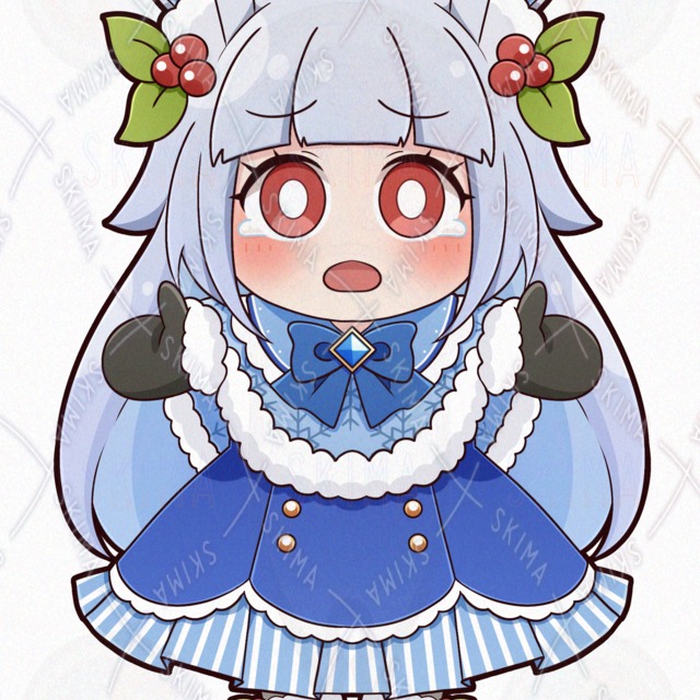 8 kinds of difference] Snow Rabbit girl standing picture 的商品圖片第 5 張