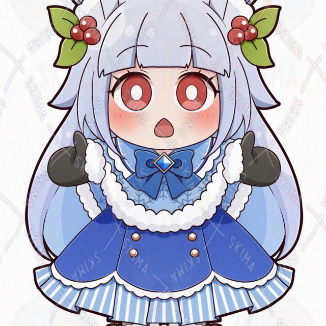 8 kinds of difference] Snow Rabbit girl standing picture 的商品圖片第 8 張