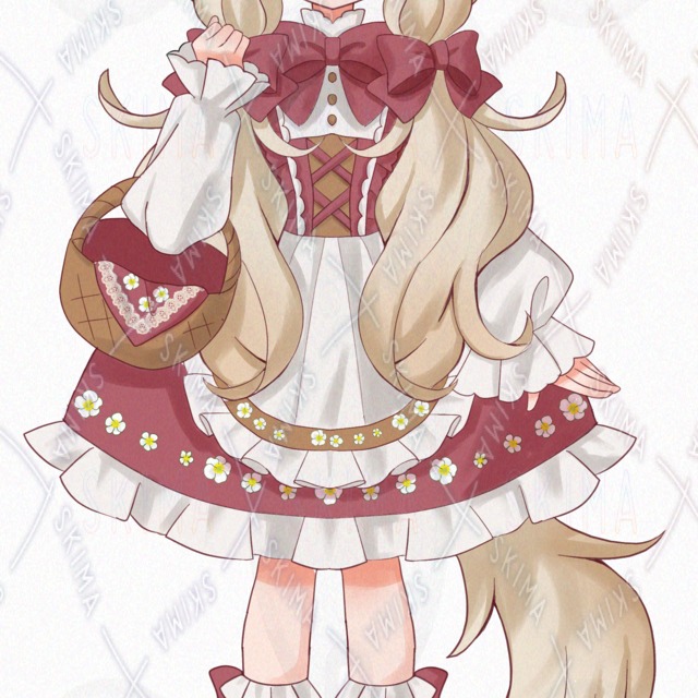 【表情9種】ケモ耳ロリータちゃんの商品画像9枚目