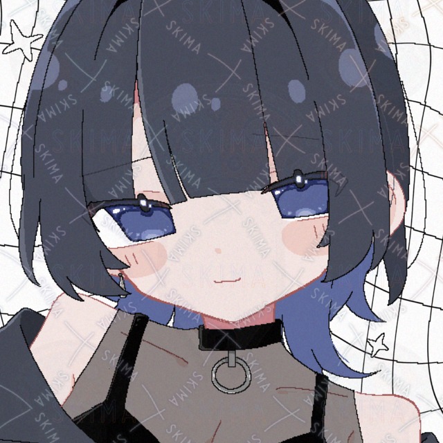 Wolf cut girl 💙🖤. 的商品圖片