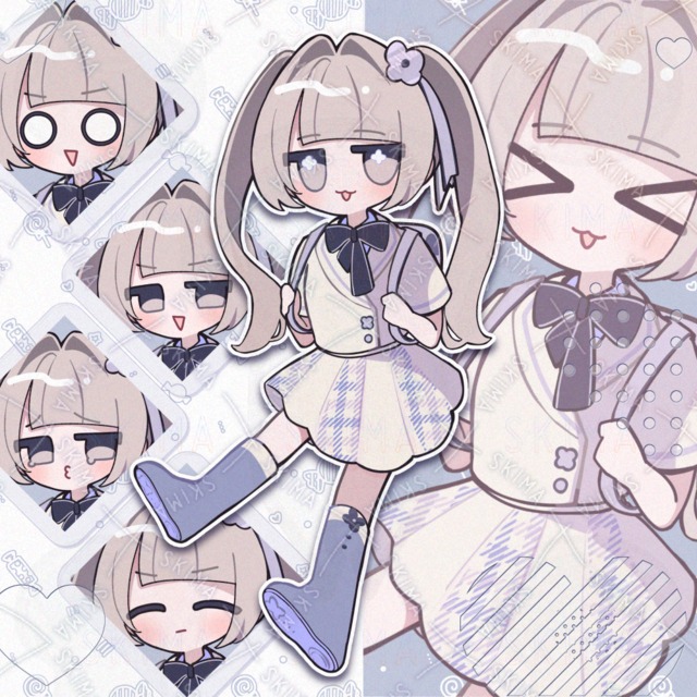 Image of 5 different facial expressions (✋⩌⩊⩌)