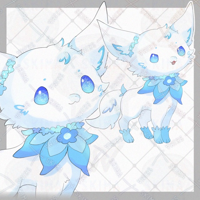 花のケモノ【表情8種類】