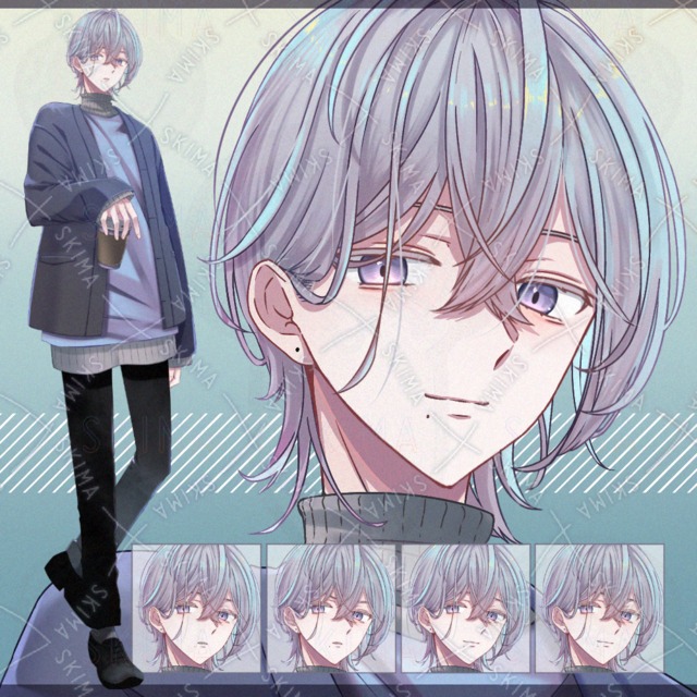 【差分4枚】表情の乏しいお兄さん