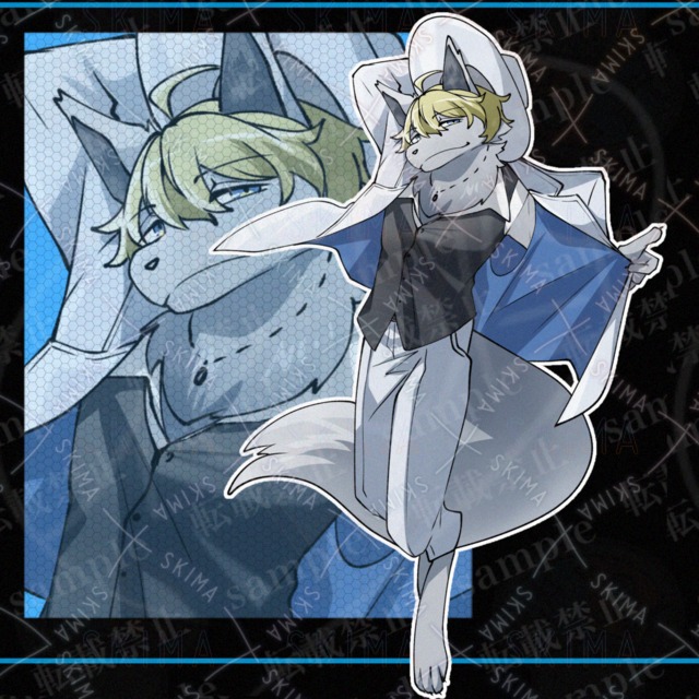 狼の獣人【表情差分あり】