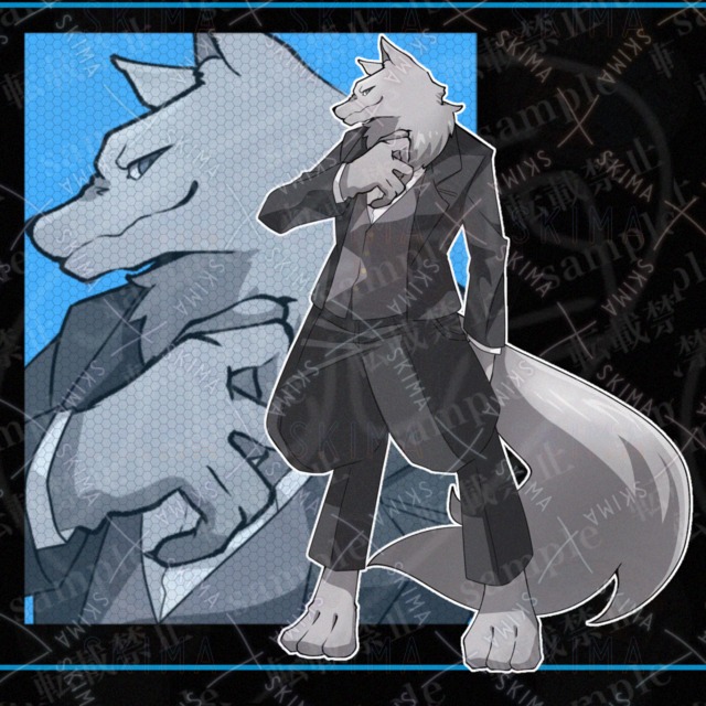 狼の獣人【表情差分あり】