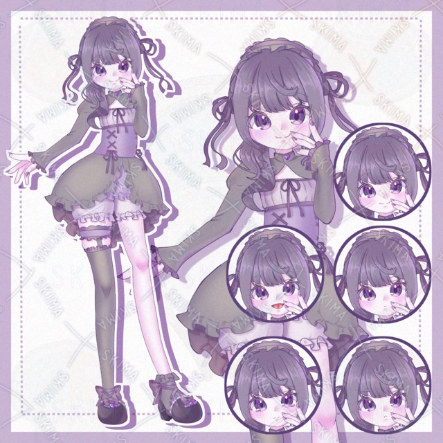 【立ち絵/表情5種】おちゃめな女の子の商品画像