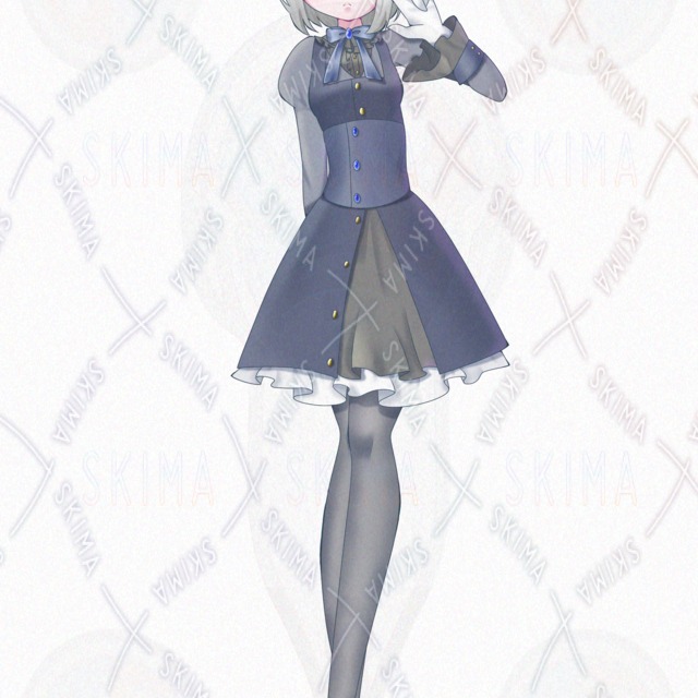 【立ち絵/表情5種】クラシカルロリータ風女の子の商品画像6枚目