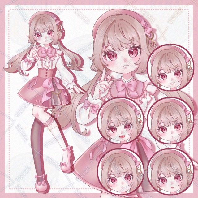 【立ち絵/表情5種】ロリータ風お嬢さんの商品画像