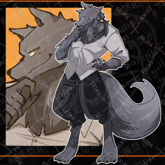 狼の獣人【表情差分あり】