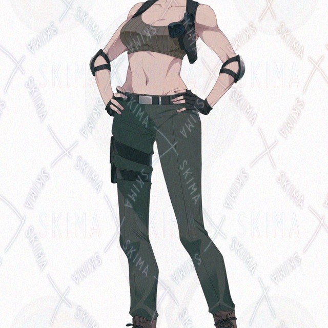 【表情７種】金髪の女性の商品画像4枚目