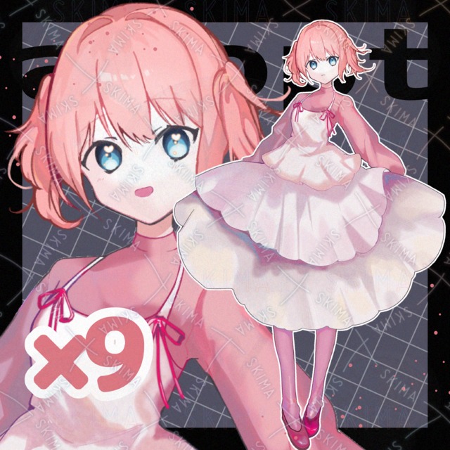 【SALE〜２.10まで/差分&times;9】困り顔の女の子