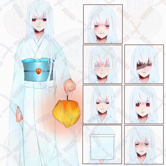 woman dressed in a kimono 的商品圖片