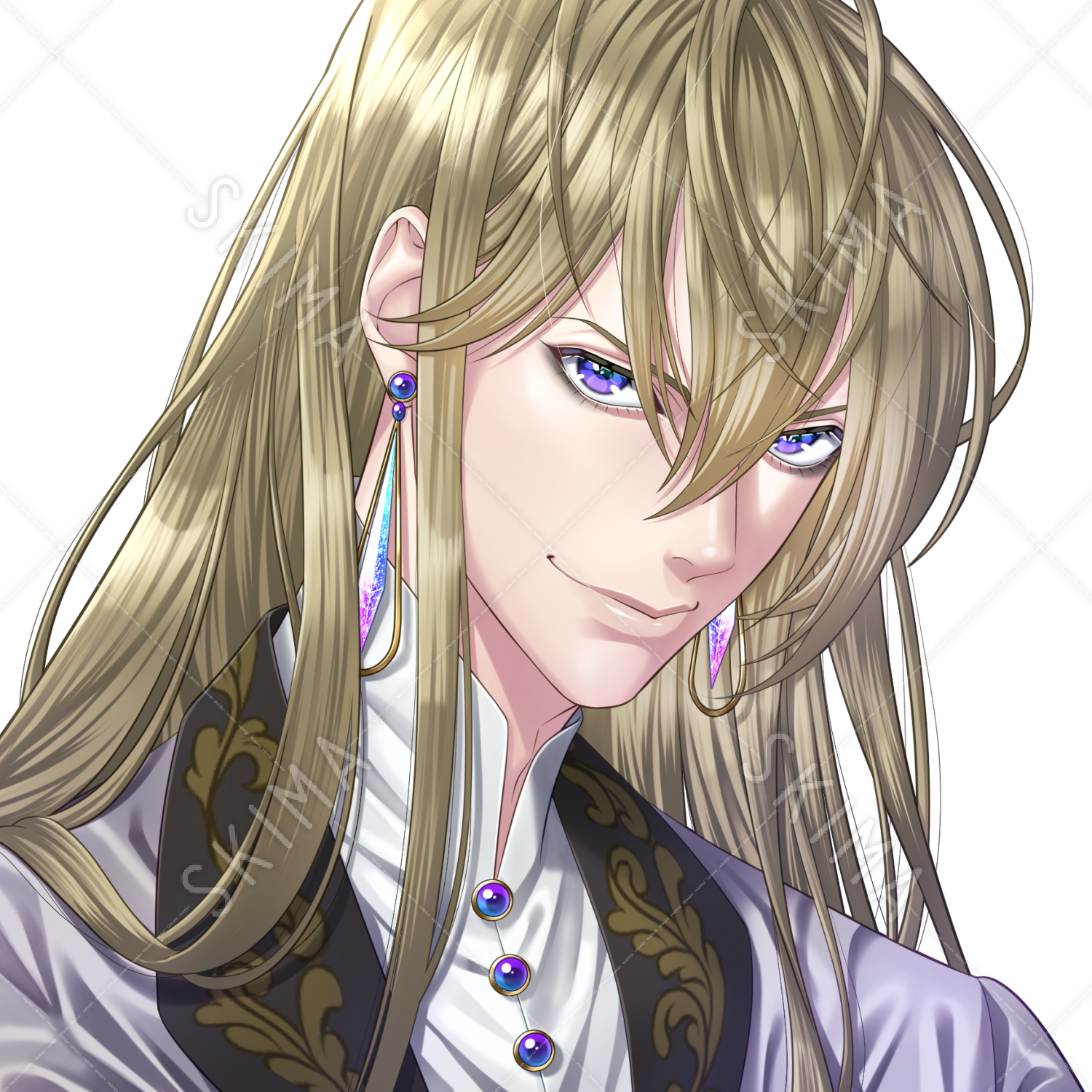 長髪男性アイコン スキマ スキルのオーダーメイドマーケット Skima