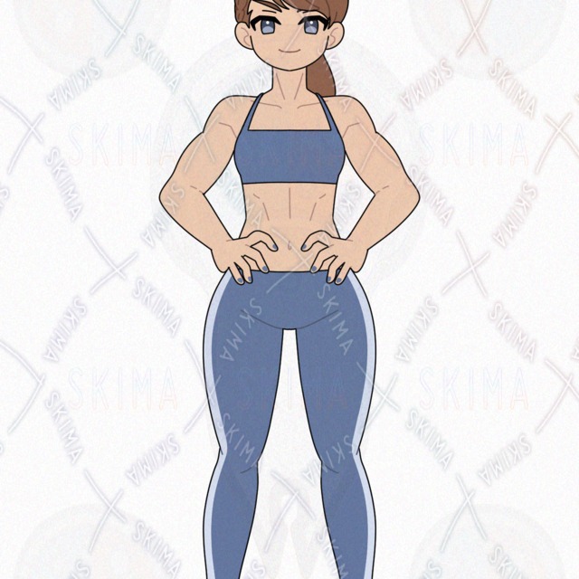 筋肉のあるお姉さんの商品画像2枚目