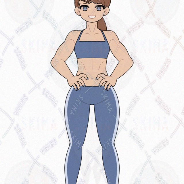 筋肉のあるお姉さんの商品画像3枚目