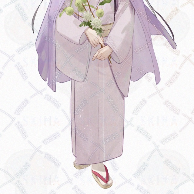 Japanese kimono with a fragile atmosphere 的商品圖片第 3 張