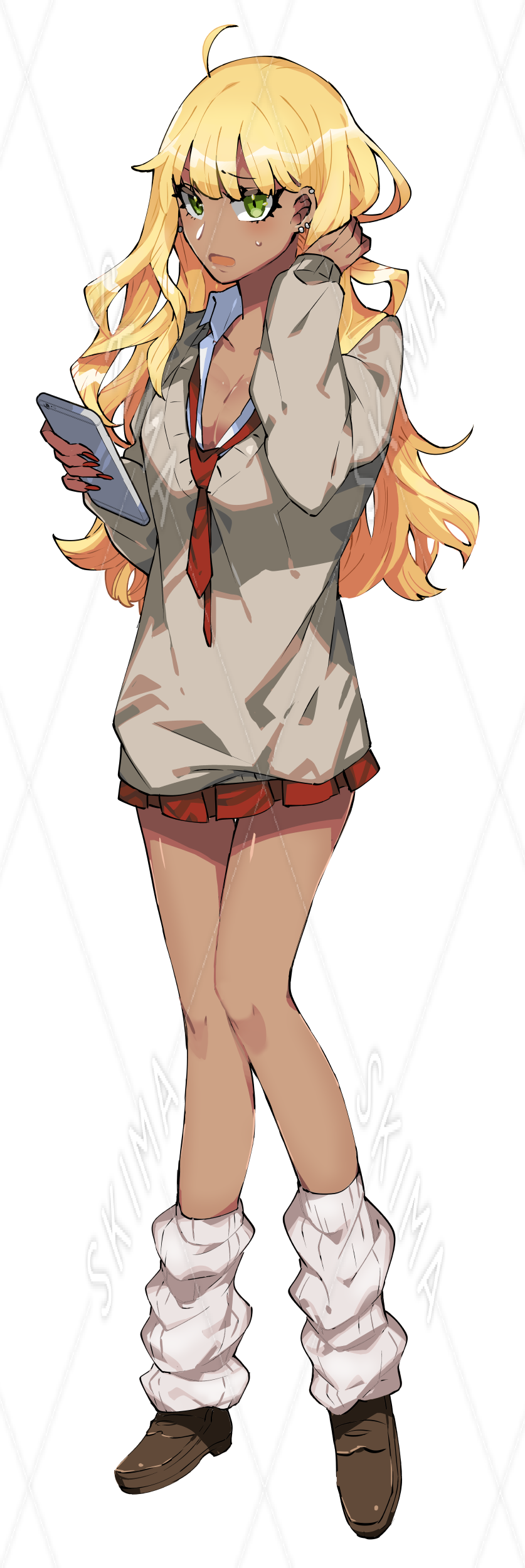 黒ギャルjk 表情差分8種 スキマ スキルのオーダーメイドマーケット Skima