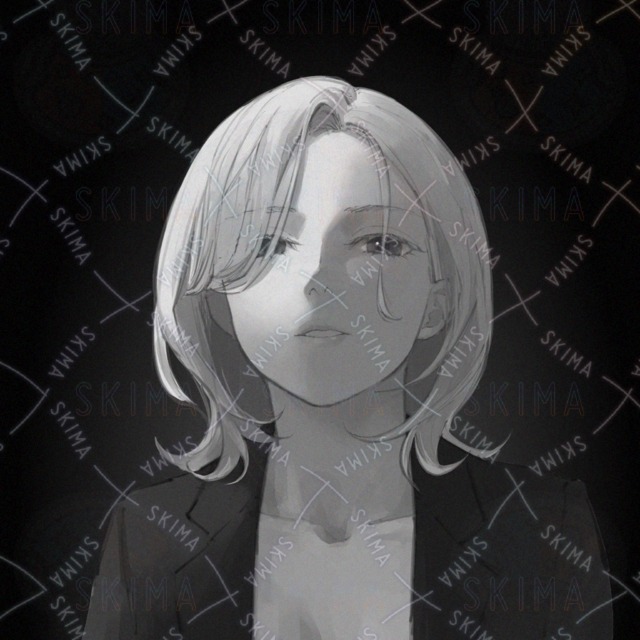 Image of monochrome woman