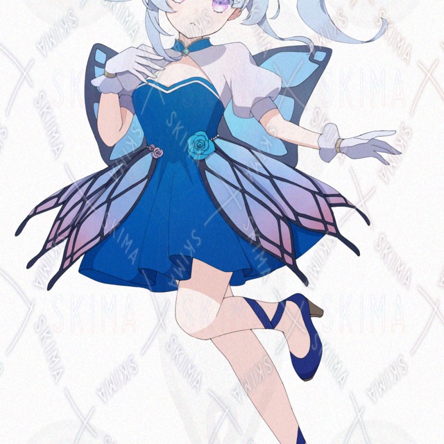 【表情9種】青い妖精【adopt】の商品画像6枚目