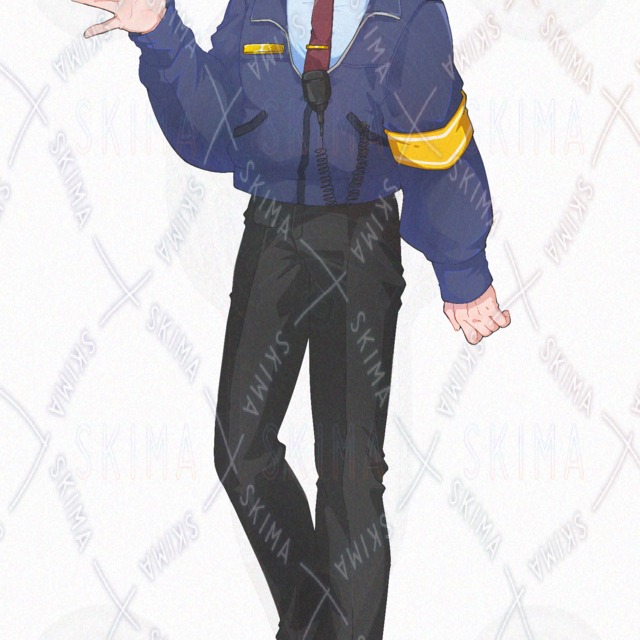 Image 7 of Standing] Police Officer Male