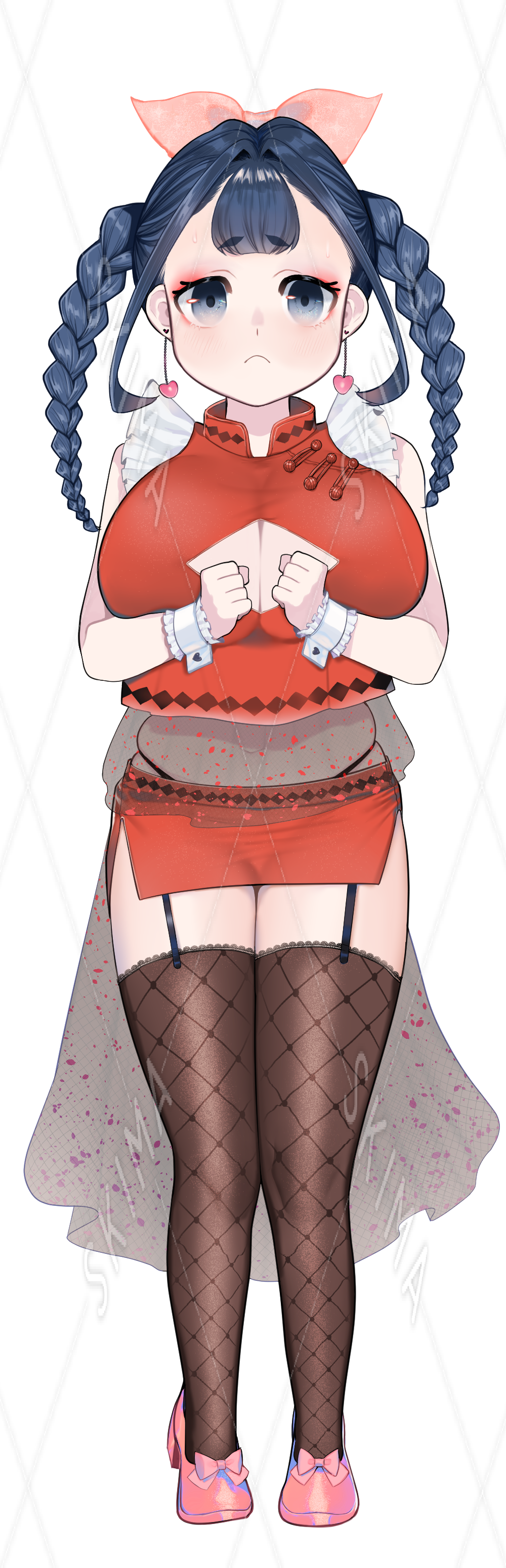 差分7種 爆乳むっちりチャイナ娘 スキマ スキルのオーダーメイドマーケット Skima