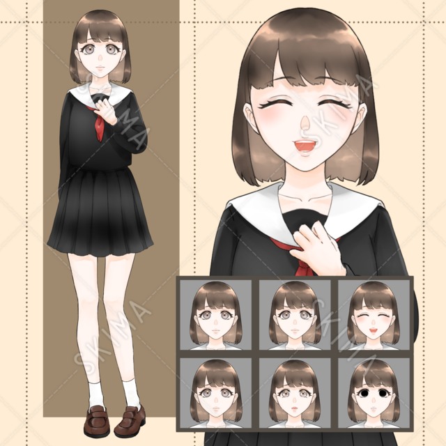 セーラー服の女の子