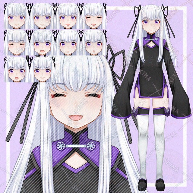 Chinese-style moe-sleeved girl (10 expressions) 的商品圖片