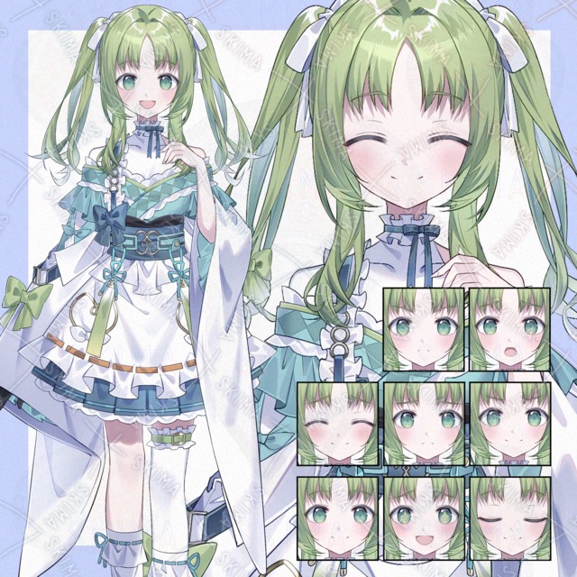 adopt41 緑色の髪の女の子