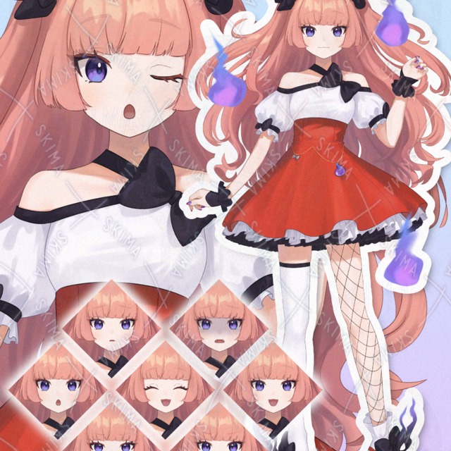 Image of Pink-haired ghost girl