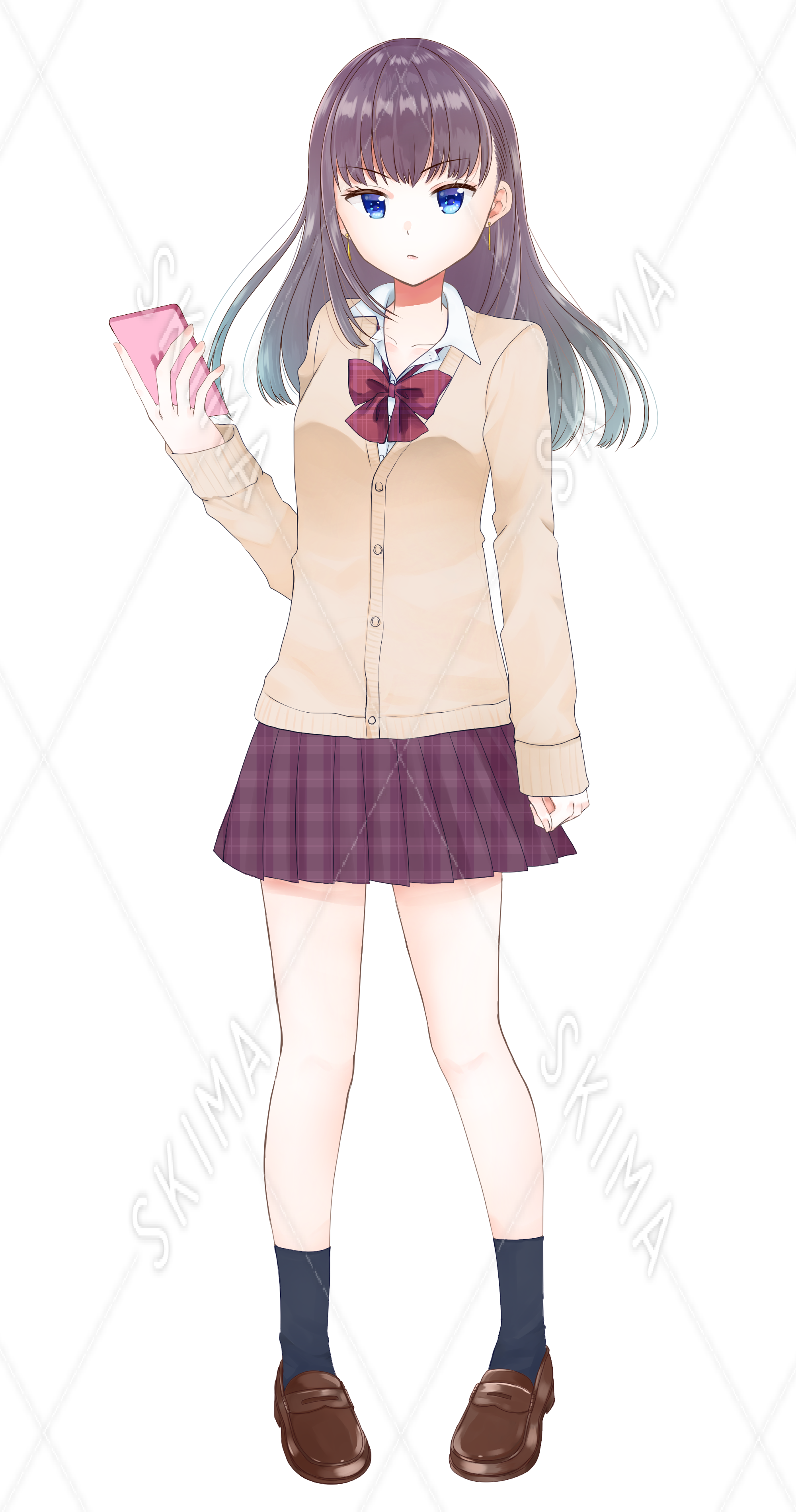 スマホを持ったツンjk 立ち絵 スキマ スキルのオーダーメイドマーケット Skima スマホを持ったツンjk 立ち絵 スキマ スキルのオーダーメイドマーケット Skima