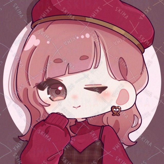 SNS 아이콘 발렌타인데이 같은 소녀 상품 이미지