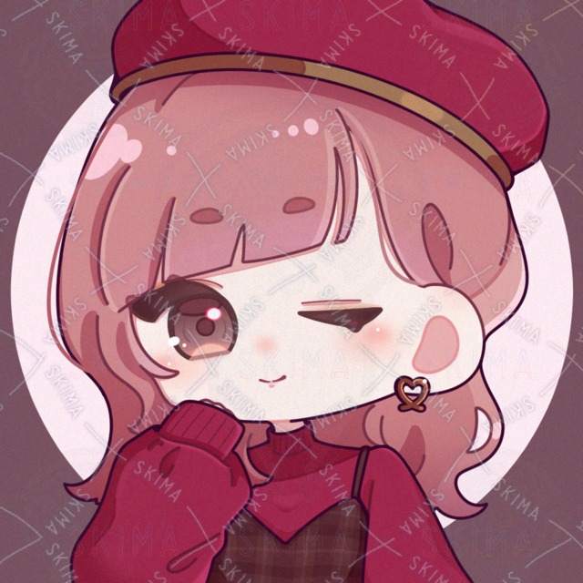 Image 2 of SNS icon Valentine-like girl