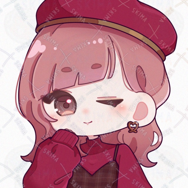 Image 3 of SNS icon Valentine-like girl
