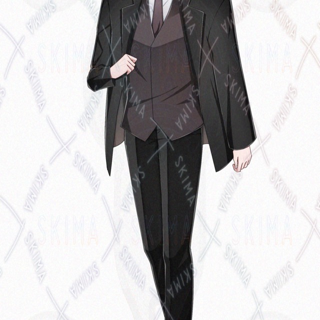 表情差分8枚　男性キャラ　立ち絵の商品画像2枚目