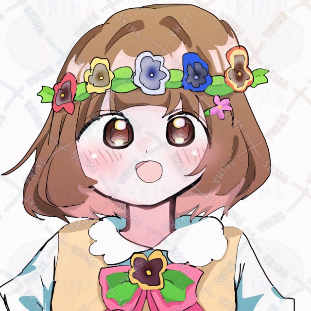 Image of Icon] Girl with flower crown (Pansy)