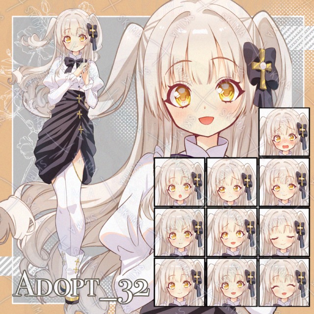 【表情10種】　Adopt_32