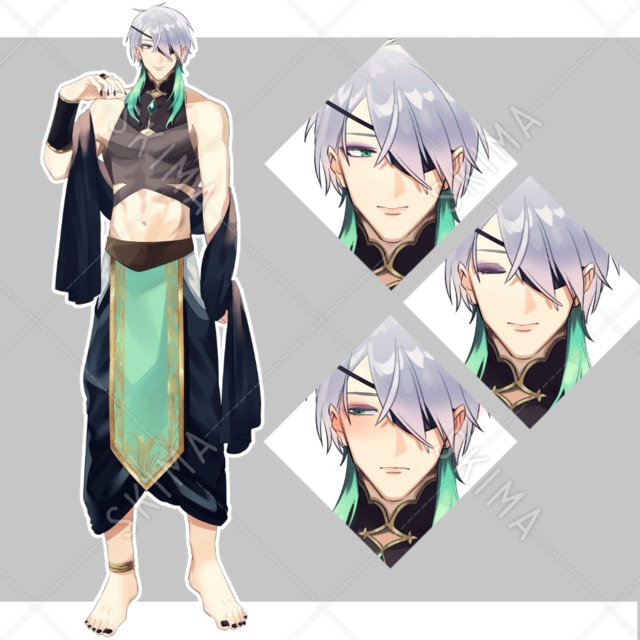 民族風青年　【表情3種類】