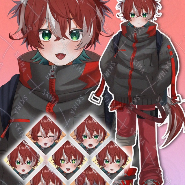 Image of Red-haired Wolf Boy